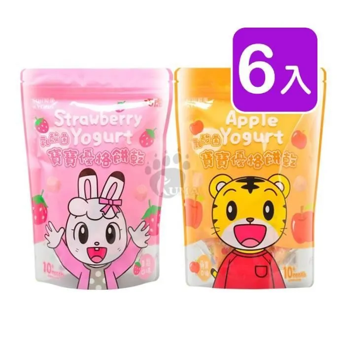 京田製菓 巧虎寶寶乳酸菌優格餅乾 蘋果24g/草莓20g 二口味可選 大樹 歷史價格詳細信息