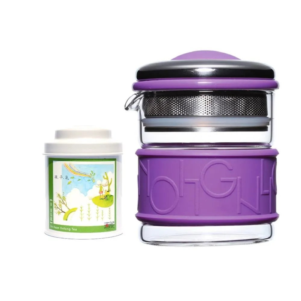 【無藏嚴選】【簡單泡茶組】紅色濾泡壺200ml+金萱紅茶18g(1壺1茶) 歷史價格詳細信息