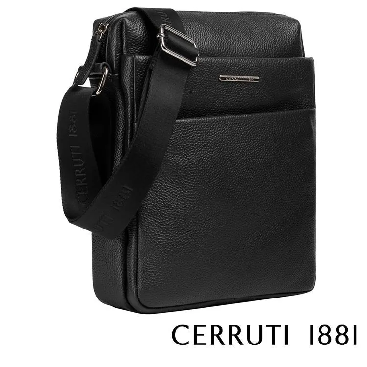 【Cerruti 1881】限量2折 頂級小牛皮側背包肩背包 全新專櫃展示品(灰6256M) 歷史價格詳細信息