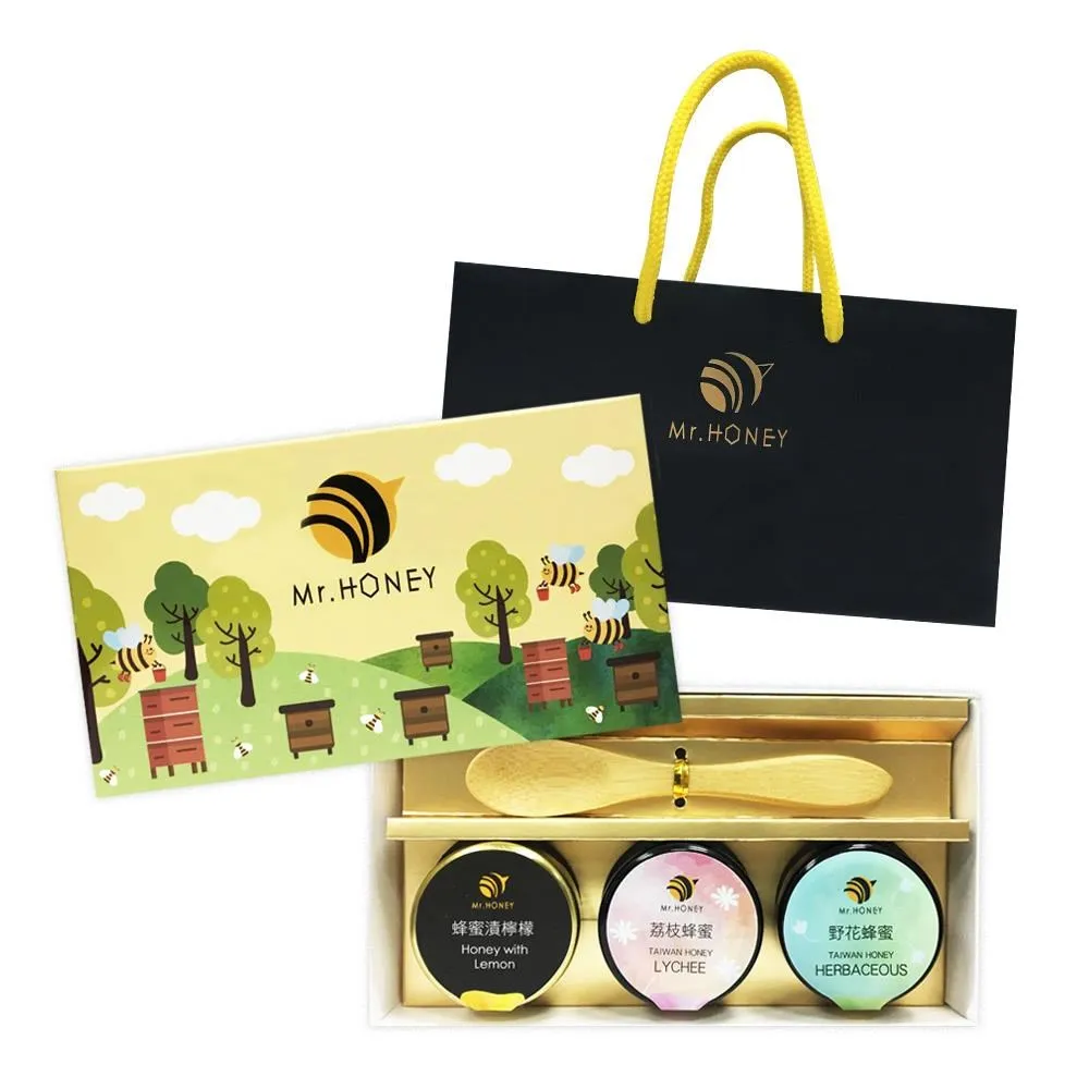 【蜂蜜先生Mr.Honey】雙饗禮盒(700gX2)-泰國龍眼蜂蜜+荔枝蜂蜜(或野花蜂蜜) 歷史價格詳細信息