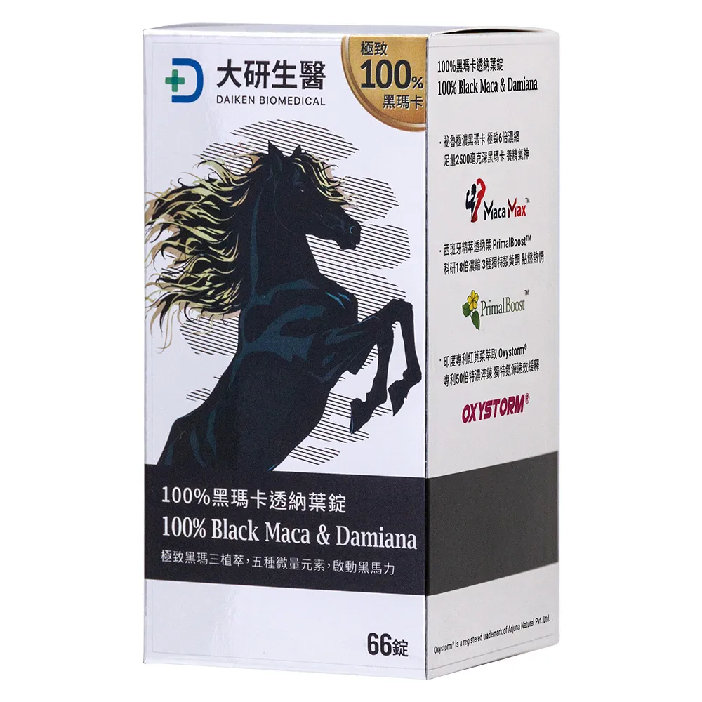 【大研生醫】100%黑瑪卡透納葉錠x2入(66錠/盒) 歷史價格詳細信息