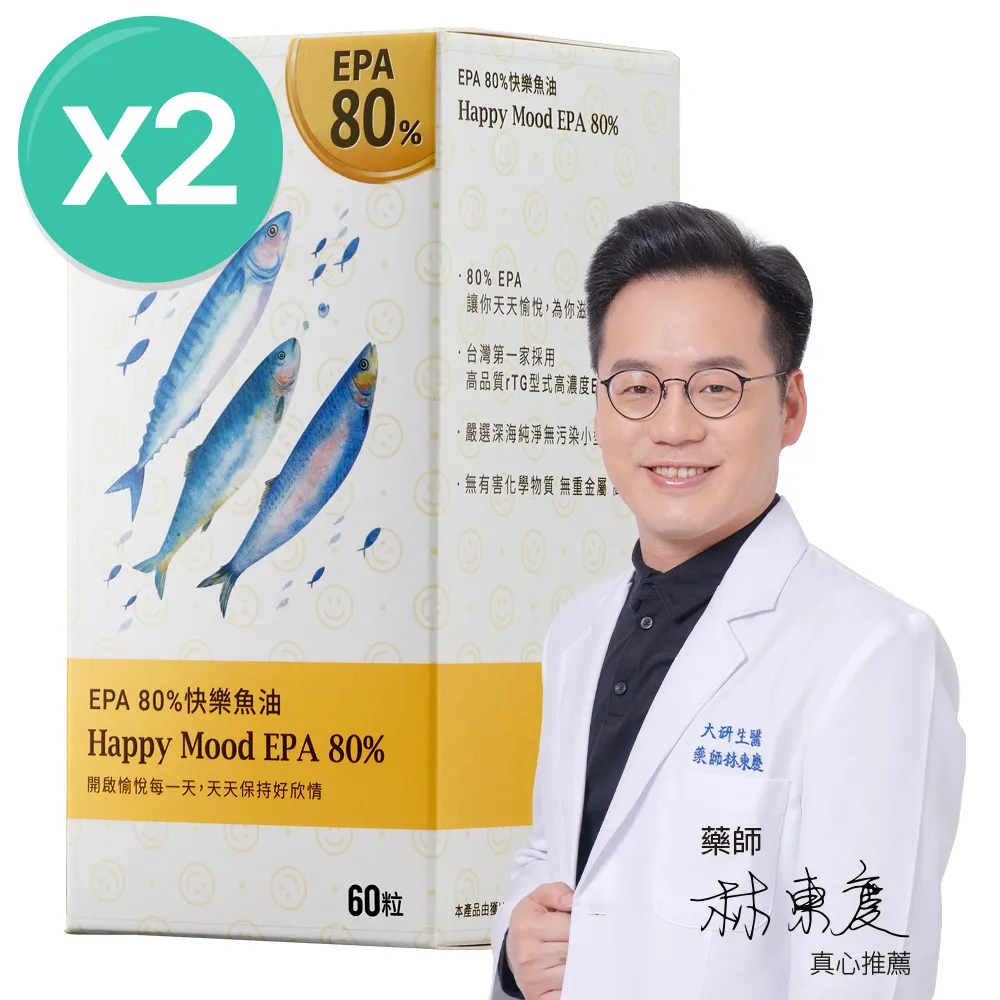 【大研生醫】EPA80%快樂魚油(60粒x3盒) 歷史價格詳細信息