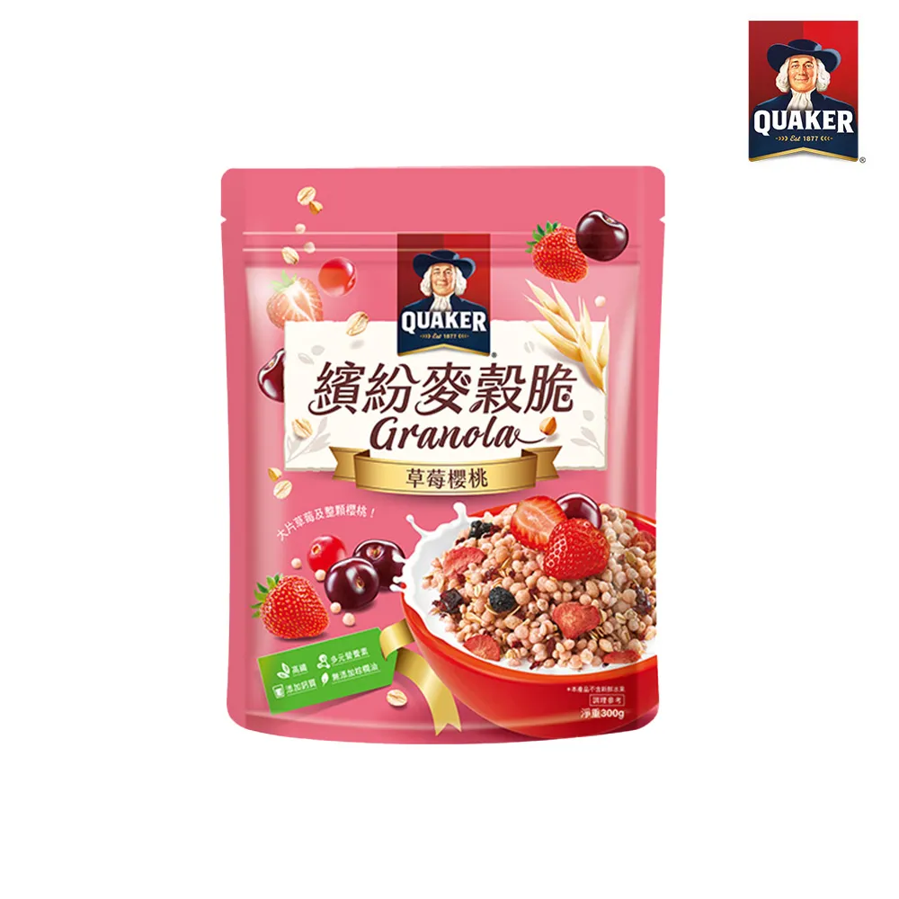 桂格繽紛麥穀脆 草莓櫻桃300g克 x 1Bag袋【家樂福】 歷史價格詳細信息