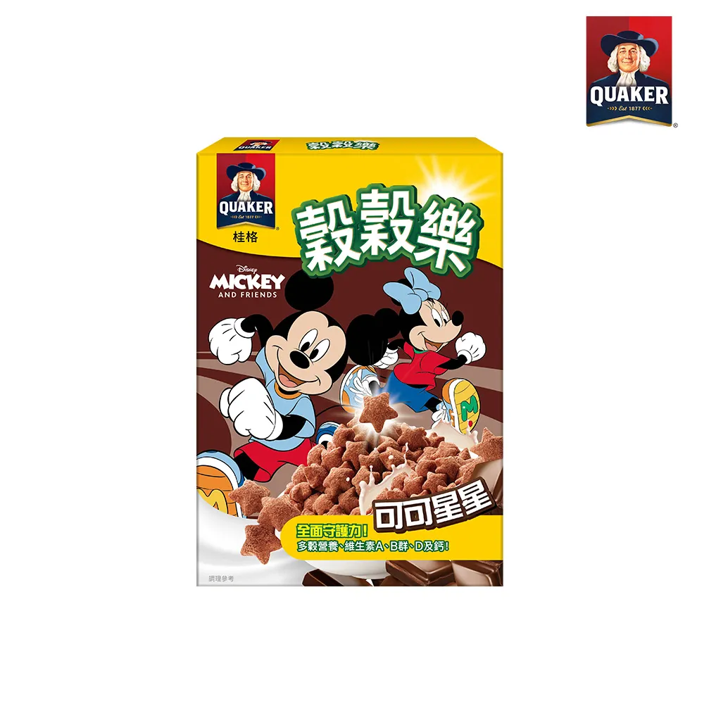 【QUAKER 桂格】穀穀樂雙倍可可脆穀150g-迪士尼限定版 歷史價格詳細信息