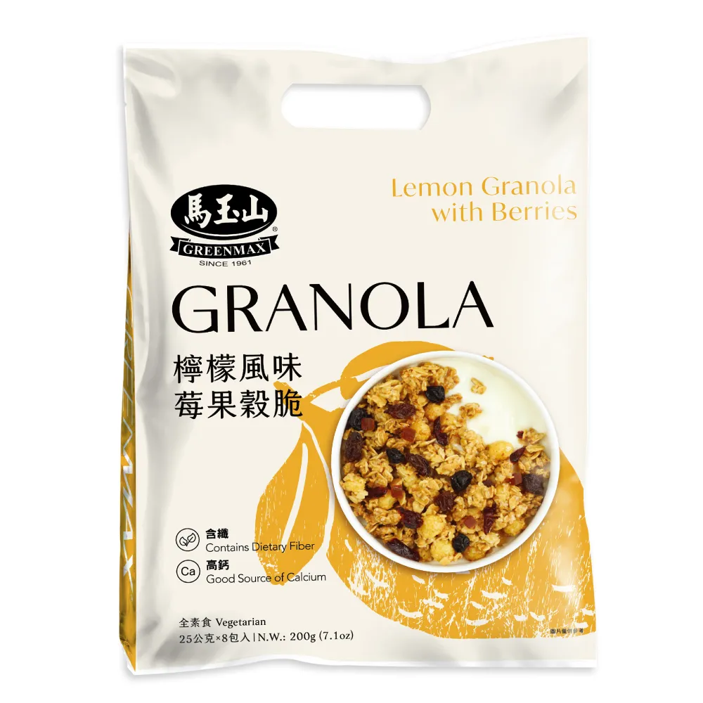 馬玉山 檸檬風味莓果穀脆(25GX8入)[大買家] 歷史價格詳細信息