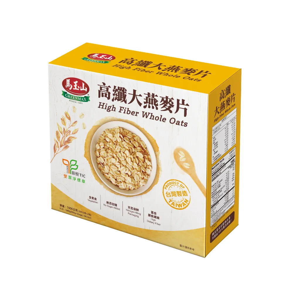 《馬玉山》高纖大燕麥片1kg/盒 歷史價格詳細信息