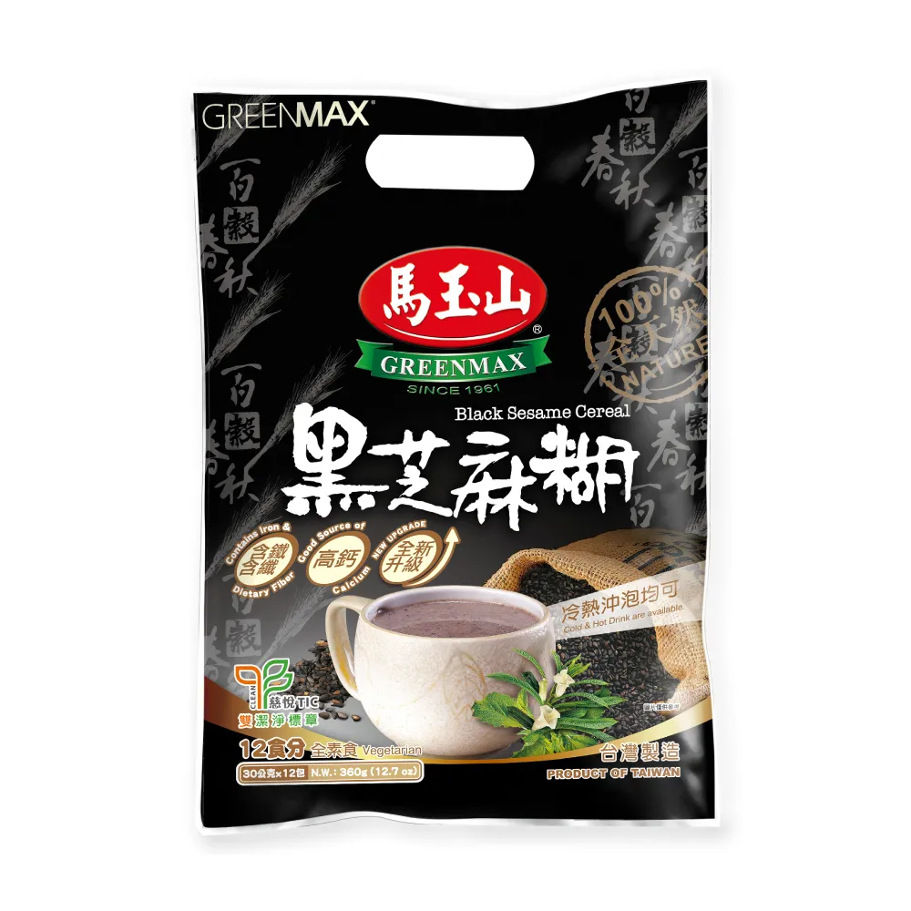 馬玉山黑芝麻糊30g x12入【愛買】 歷史價格詳細信息