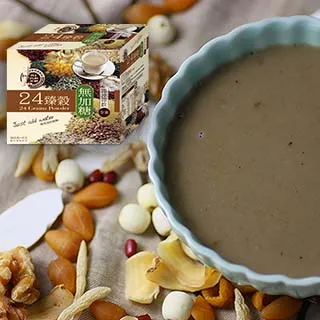 【名廚美饌】穀利雙收 即食沖泡禮盒 660g (24臻穀無糖+芝麻核桃糊無糖) 歷史價格詳細信息