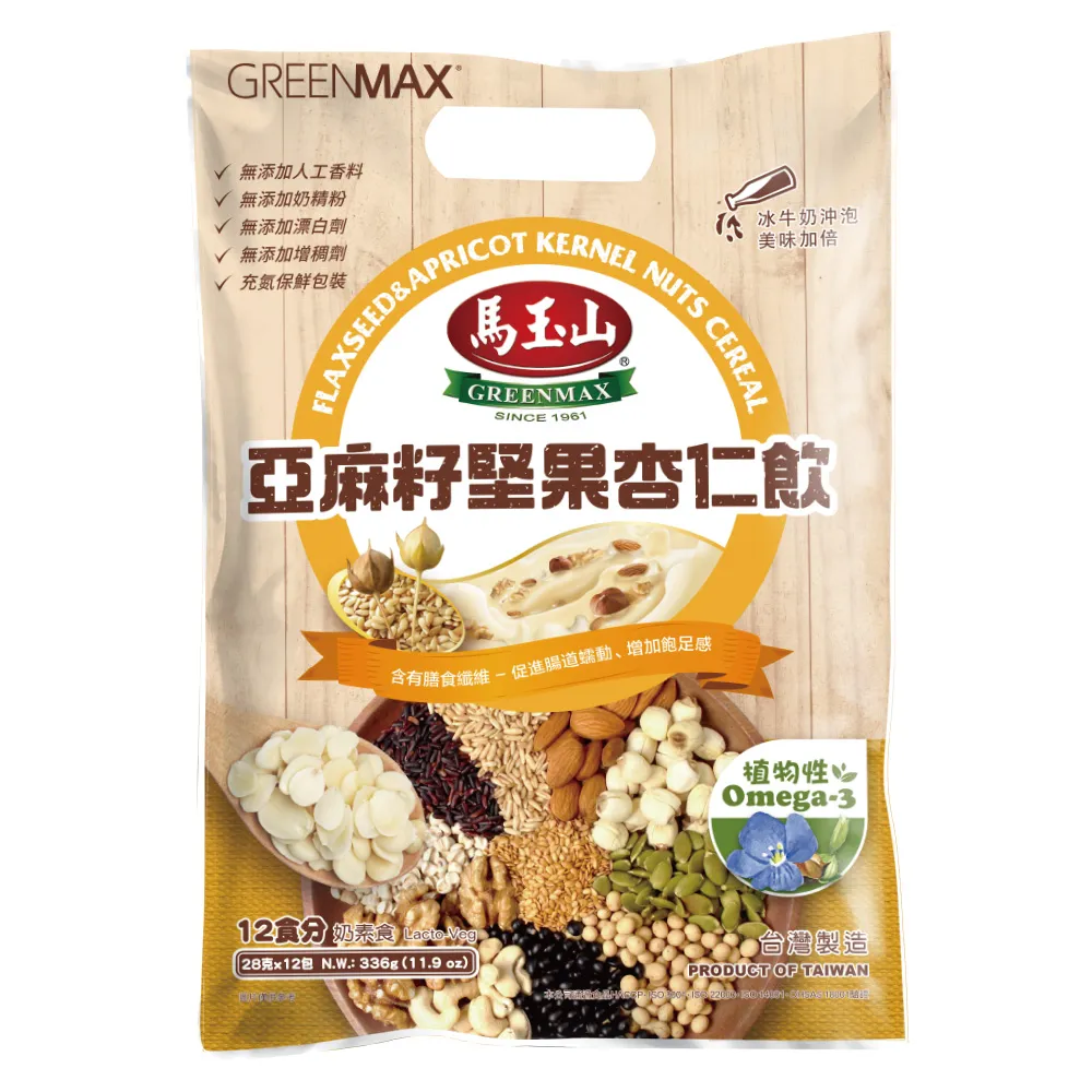 馬玉山亞麻籽堅果黑豆飲28Gx12【愛買】 歷史價格詳細信息