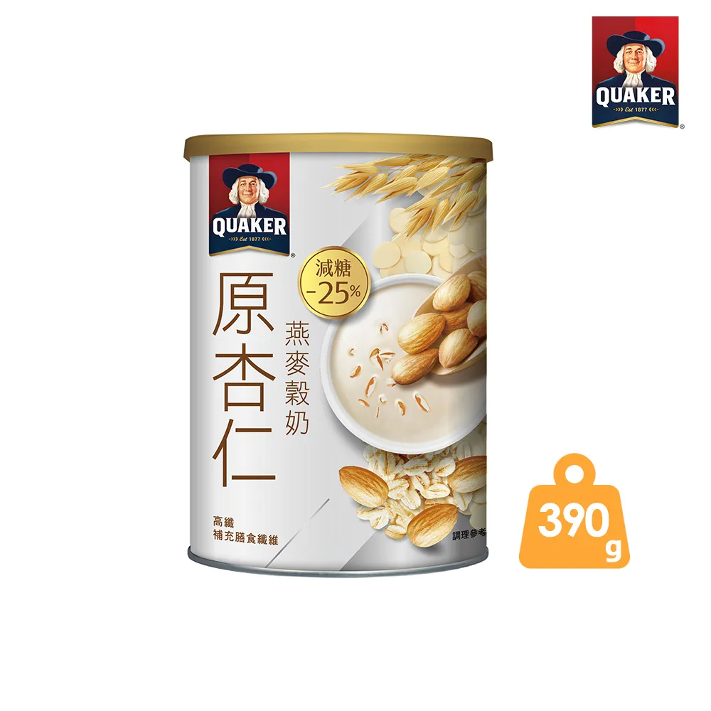 桂格原杏仁燕麥穀奶390g 歷史價格詳細信息