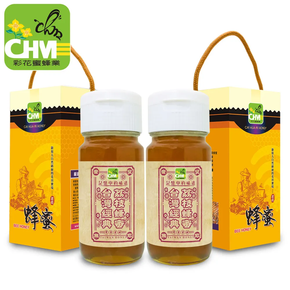 《彩花蜜》台灣經典荔枝蜂蜜350g專利瓶(4入裝禮盒組) 歷史價格詳細信息