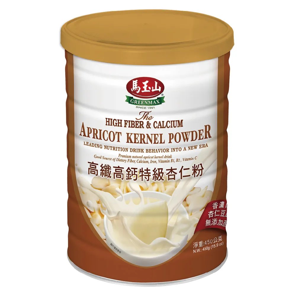 馬玉山高纖高鈣特級杏仁粉450g  【大潤發】 歷史價格詳細信息