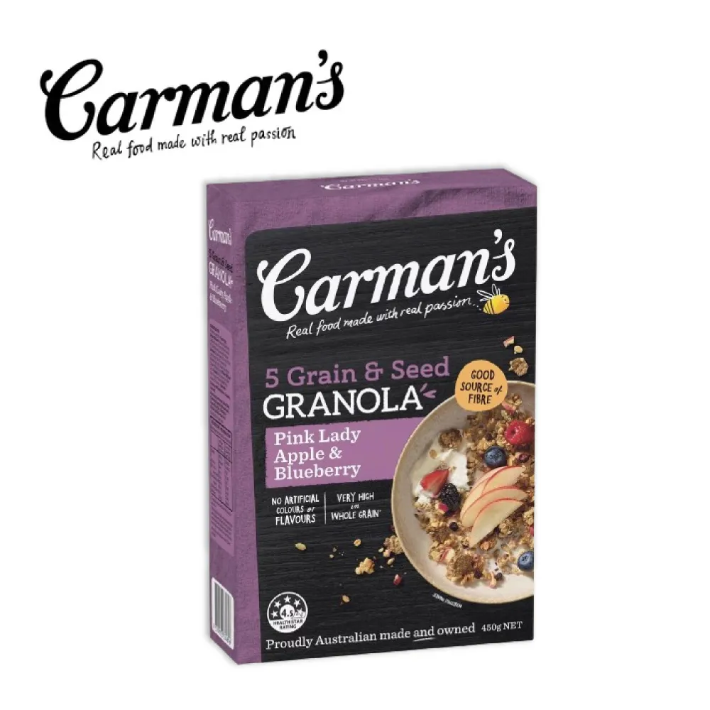 [澳洲 Carmans] 草莓莓果脆穀塊 (450g/盒) 歷史價格詳細信息