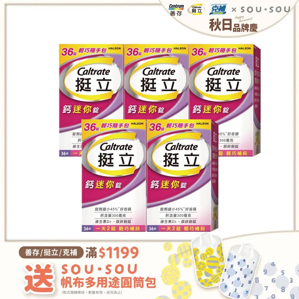 【挺立】鈣迷你錠(36錠/盒) 歷史價格詳細信息