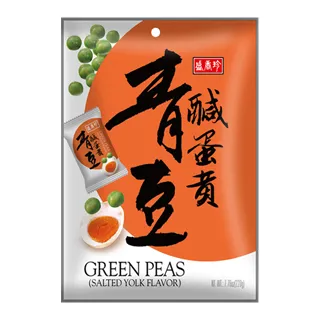 【盛香珍】鹹蛋黃青豆220g/包｜官方旗艦店 休閒零食 歷史價格詳細信息