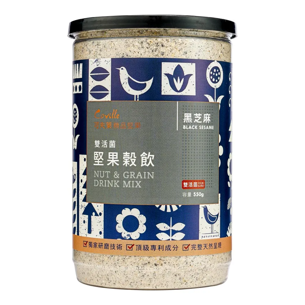 【可夫萊精品堅果】Coville 雙活菌堅果穀飲-杏仁_550g/罐 歷史價格詳細信息