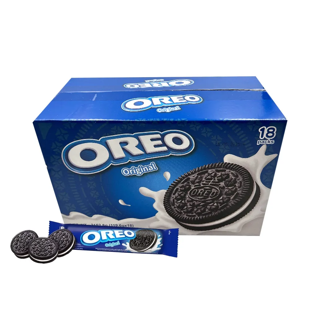 【OREO奧利奧】夾心餅乾-(香草口味隨手包248.4g/盒)(香草口味119.6g/盒)(經典風味) 歷史價格詳細信息