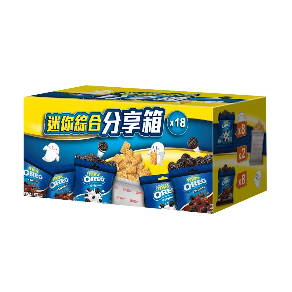 【OREO】迷你巧克力夾心餅乾(美式賣場)(巧克力/香草兩口味共40入/盒) 歷史價格詳細信息