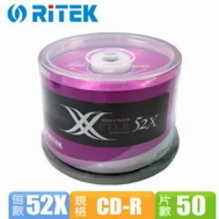 錸德 Ritek 極速X版 52X CD-R 700MB(50片裸裝) 歷史價格詳細信息