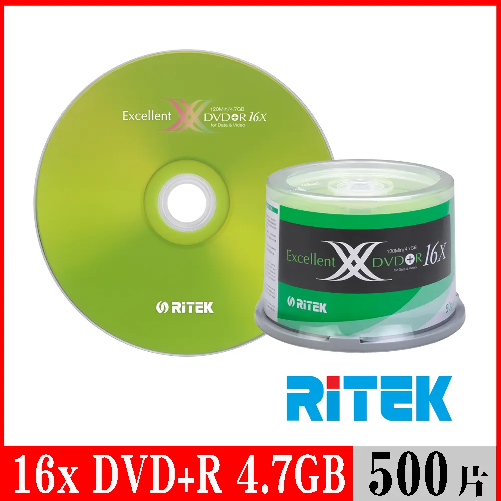 RITEK錸德 16X DVD-R 4.7GB X版/50片裸裝 歷史價格詳細信息
