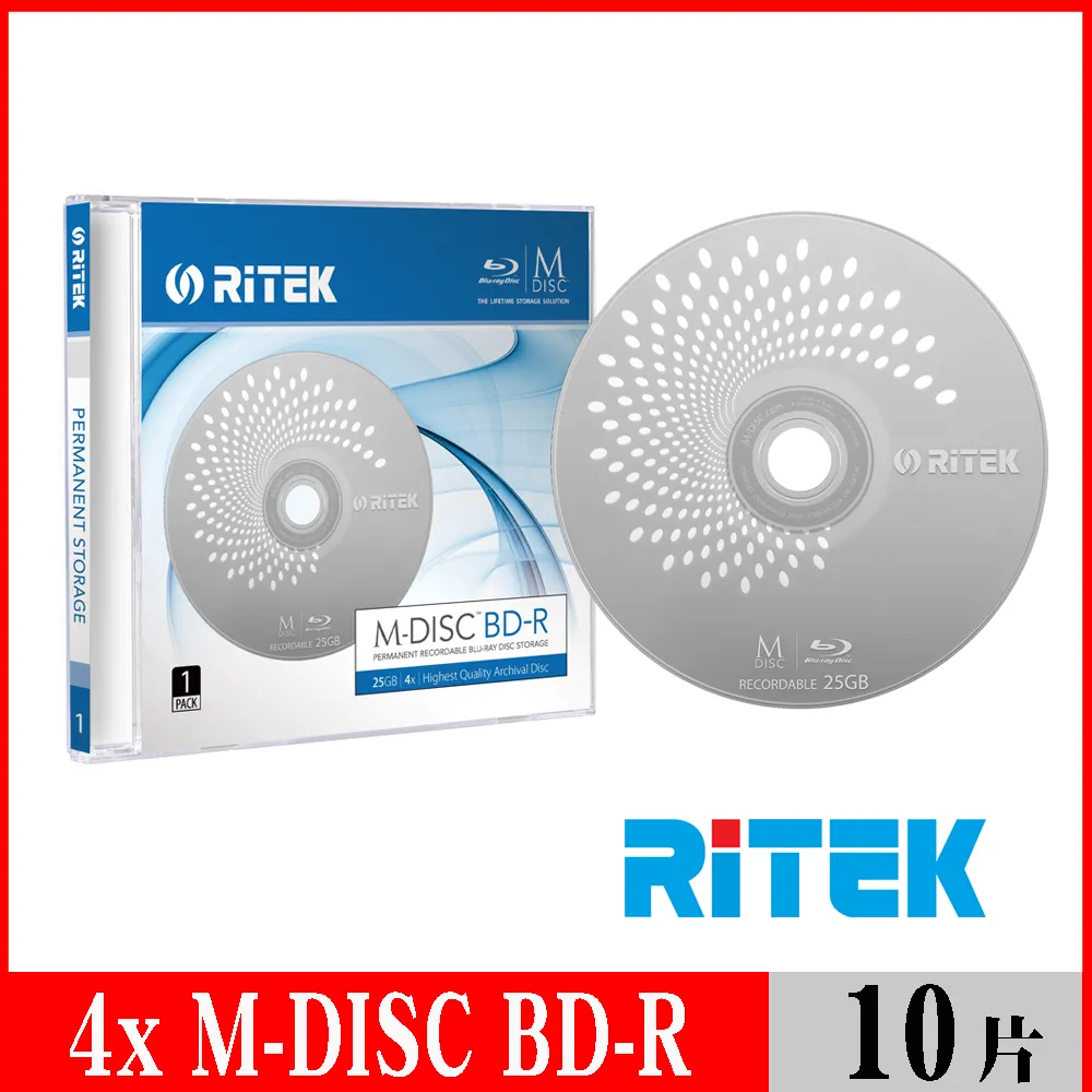 RITEK錸德 M-DISC千年光碟 4X DVD+R 4.7GB 珍珠白滿版可列印/單片盒裝5入 歷史價格詳細信息