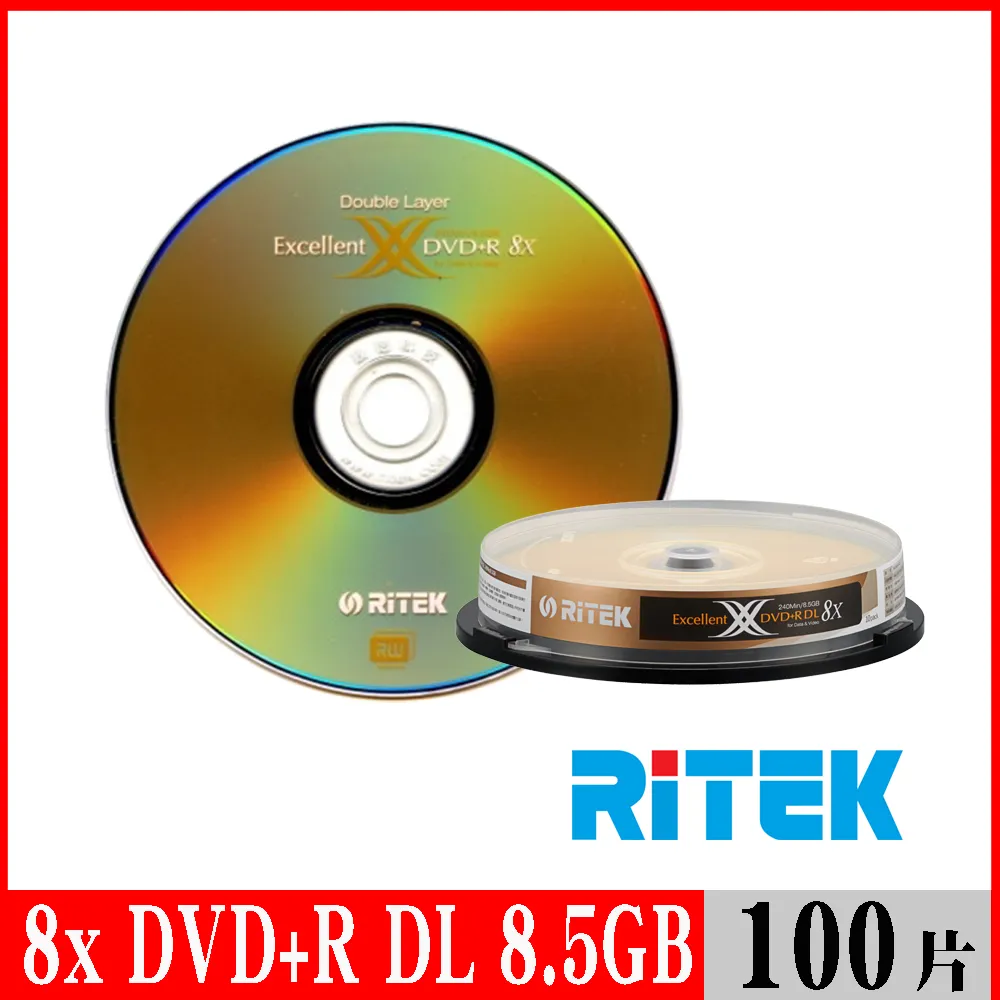 Ritek錸德 8X DVD+ RDL 8.5GB 30片 + 三菱雙頭筆一支 歷史價格詳細信息