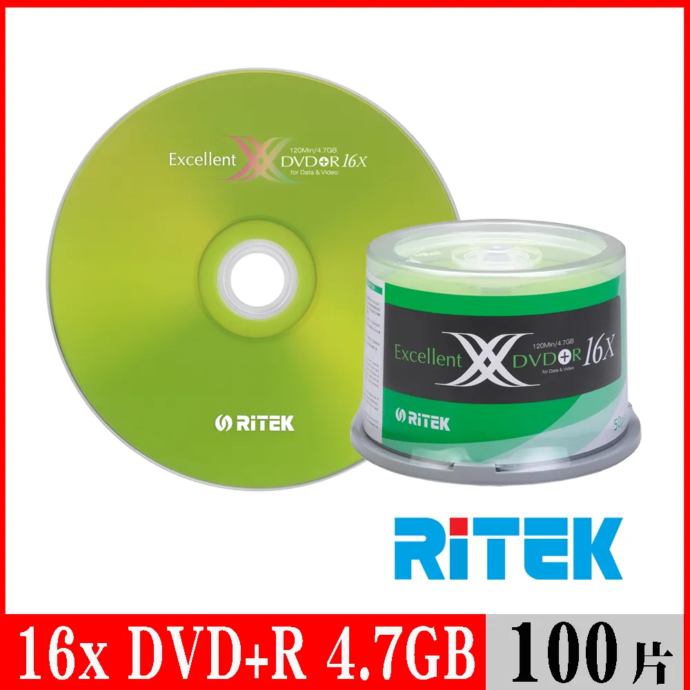 RITEK錸德 16X DVD-R 4.7GB X版/50片裸裝 歷史價格詳細信息