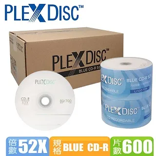 PLEXDISC CD-R 52x 600片裝 歷史價格詳細信息