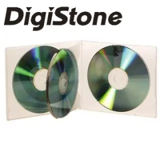 DigiStone 單片裝 CD/DVD 標準優質壓克力硬盒(10mm)-透明黑底色 x 20PCS 歷史價格詳細信息