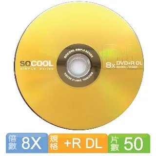 SOCOOL DVD+R DL 8X 8.5GB 相片式亮面可印 20片裝 歷史價格詳細信息
