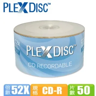 PLEXDISC CD-R 52x 50片裝 歷史價格詳細信息