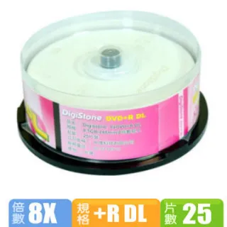 DigiStone 8X DVD+R DL 8.5GB 桶裝 (50片) 歷史價格詳細信息