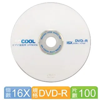 SOCOOL DVD-R 16X 100片裝 歷史價格詳細信息