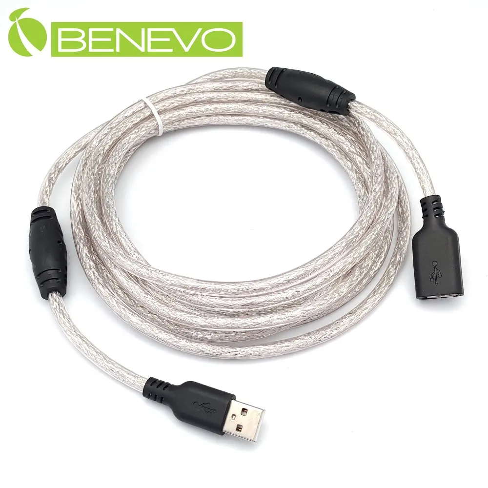 BENEVO專業級 1.5米 USB2.0 A公-A母 高隔離延長線，採128編金屬編織與磁環 歷史價格詳細信息