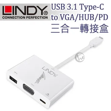 LINDY 林帝 主動式 VGA 公 轉 DisplayPort 母 轉接器 (38296) 歷史價格詳細信息