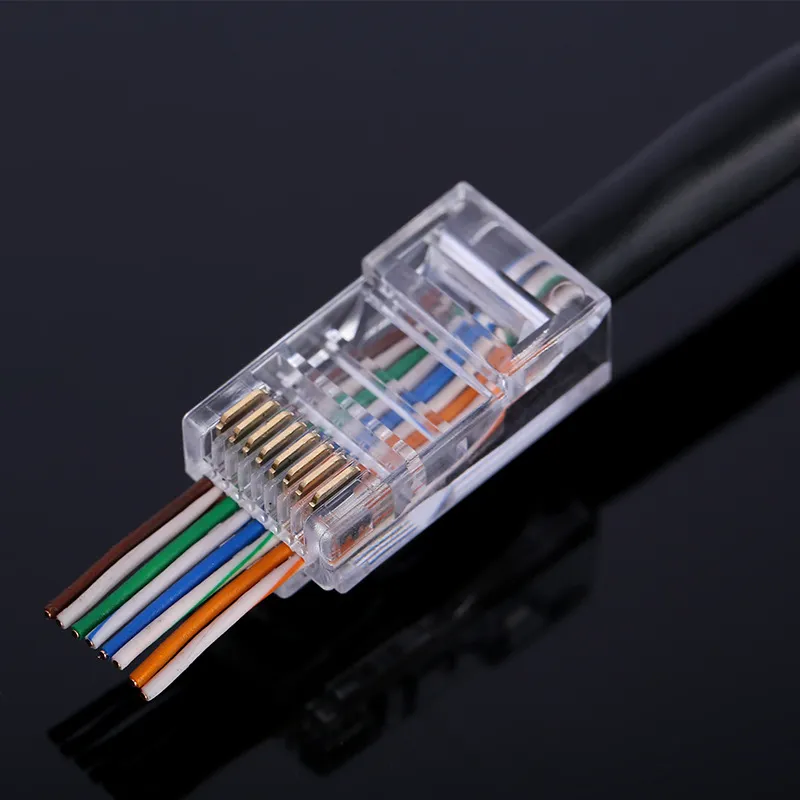 RJ45 穿透式水晶頭 CAT5e 網路接頭 歷史價格詳細信息