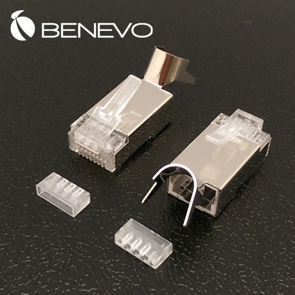 BENEVO兩件式 Cat6A/7網路頭，大孔徑1.5mm/具燕尾夾 歷史價格詳細信息