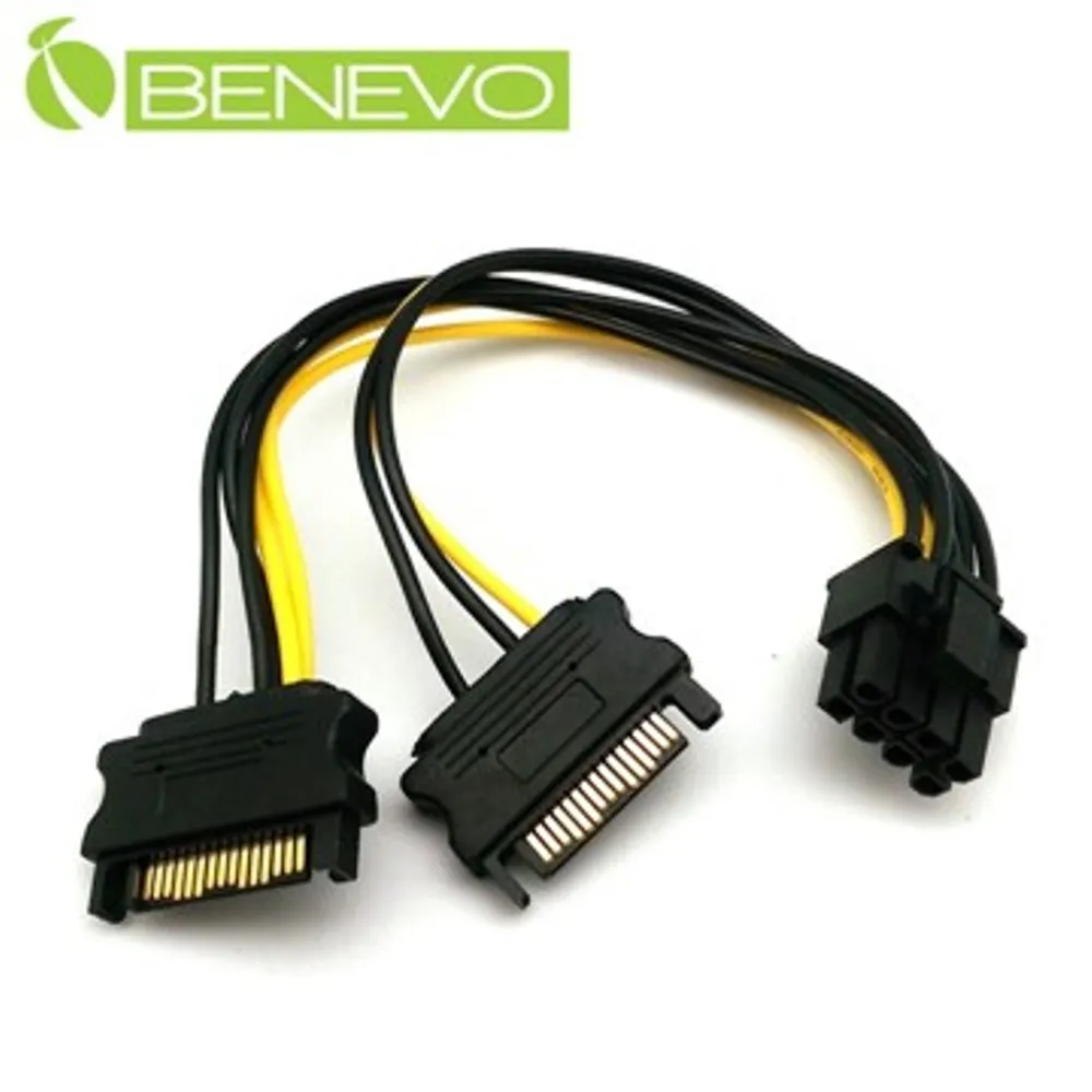 雙SATA電源 轉 8P (6P+2P) 顯示卡電源線 電源轉接線 一分二可拆分 15pin轉8Pin  顯卡 供電線 歷史價格詳細信息