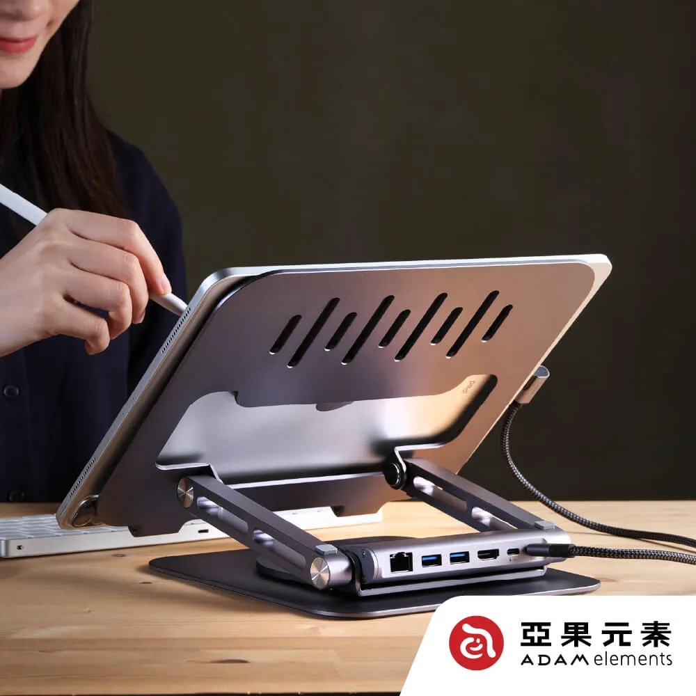 【亞果元素】CASA HUB Stand USB-C 五合一筆記型電腦支架集線器 灰 歷史價格詳細信息