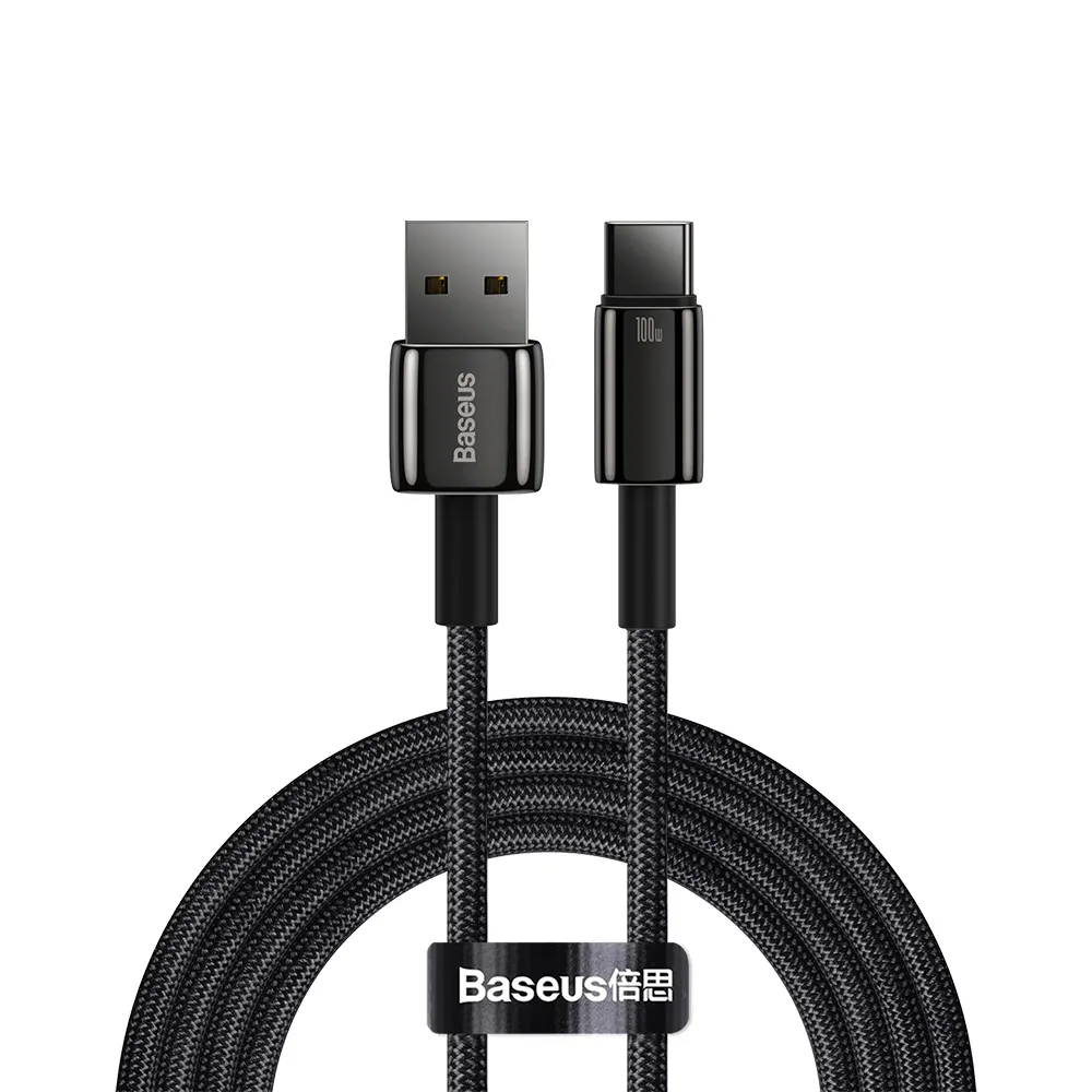 倍思 鎢金 USB to Type-C 快充數據線 鋅合金 充電 傳輸線 編織線 6A 100W 2m [現貨] 歷史價格詳細信息