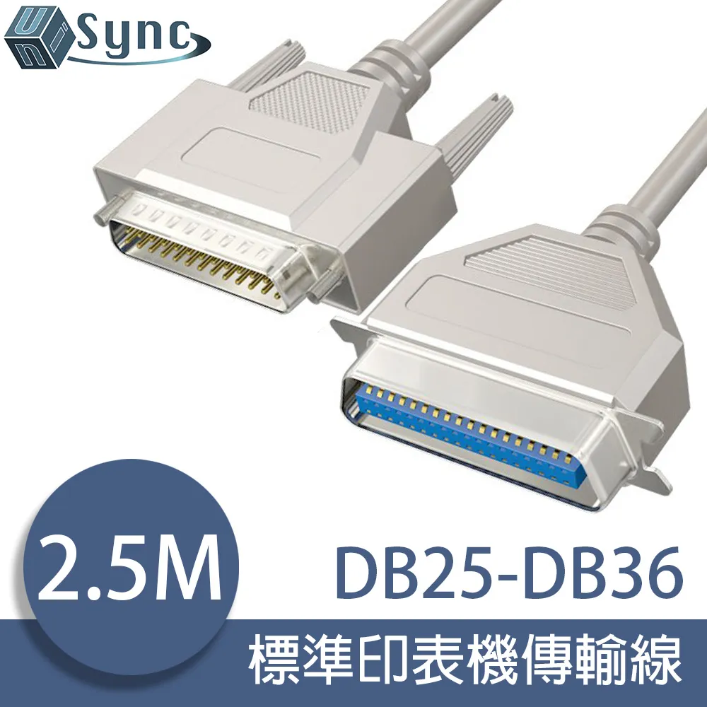 UniSync DB25-DB36公對母標準印表機傳輸連接線 3M 歷史價格詳細信息
