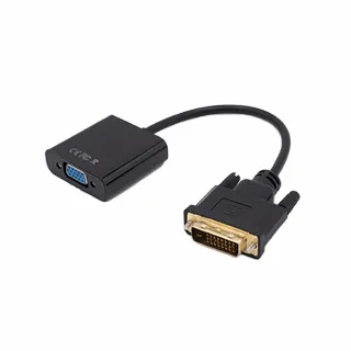 DVI 24+1公 轉 VGA母 轉接線 轉換線 DVI 24+1 TO VGA 0.15M 15cm 歷史價格詳細信息