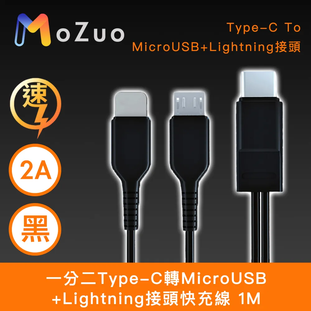 【魔宙】Type-C轉MicroUSB+Lightning+Type-C 5A/66W快充線 1.2M 歷史價格詳細信息