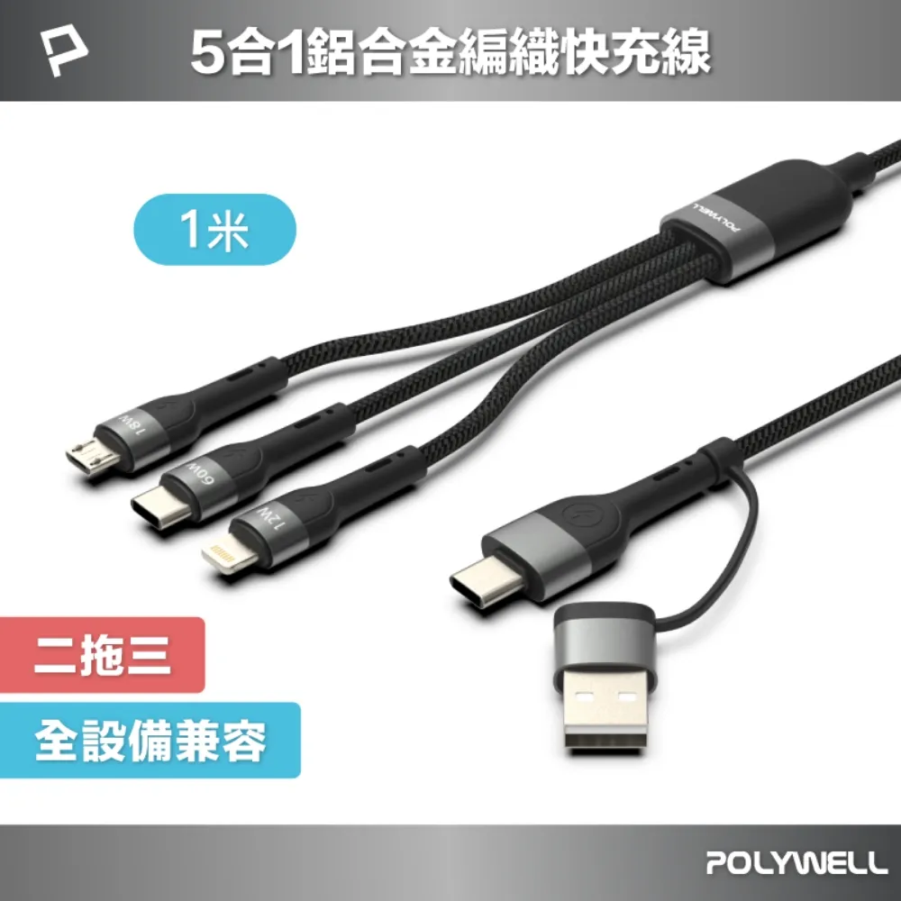 POLYWELL USB-C PD 編織線 快充線 傳輸線 充電線 適 iPhone 15 Plus Pro Max 歷史價格詳細信息