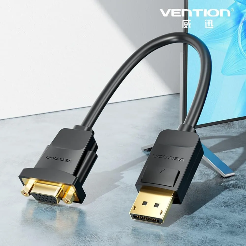 VENTION 威迅 HBS系列 DP轉VGA 高清轉接線 0.15M 歷史價格詳細信息