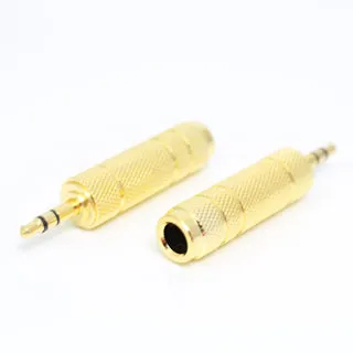 6.5mm(公頭)轉3.5mm(母頭)鍍金音源轉接頭(V-S117) 歷史價格詳細信息