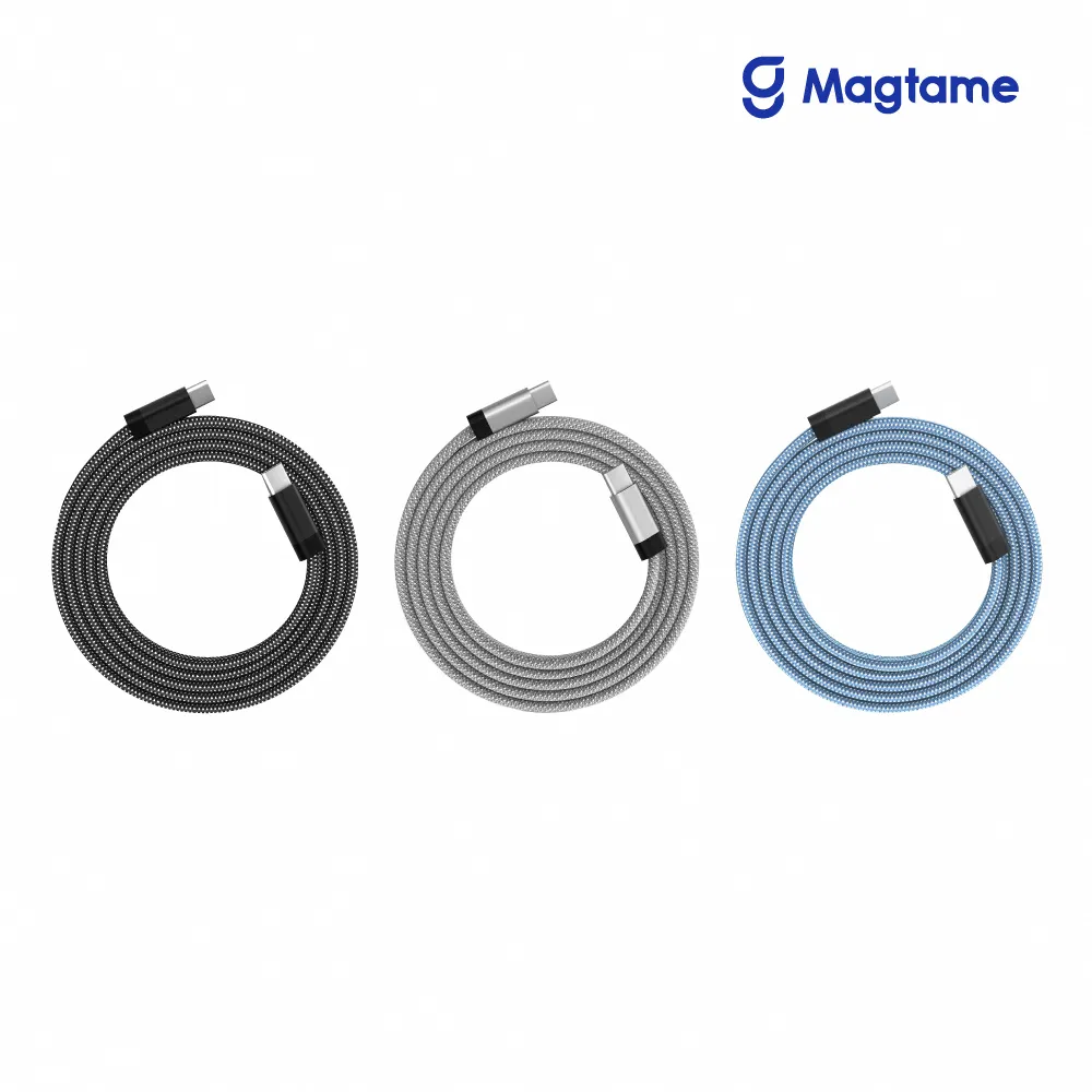 Magtame Type-C to Type-C 240W 圓線款 磁性快收納充電傳輸線 1M 歷史價格詳細信息