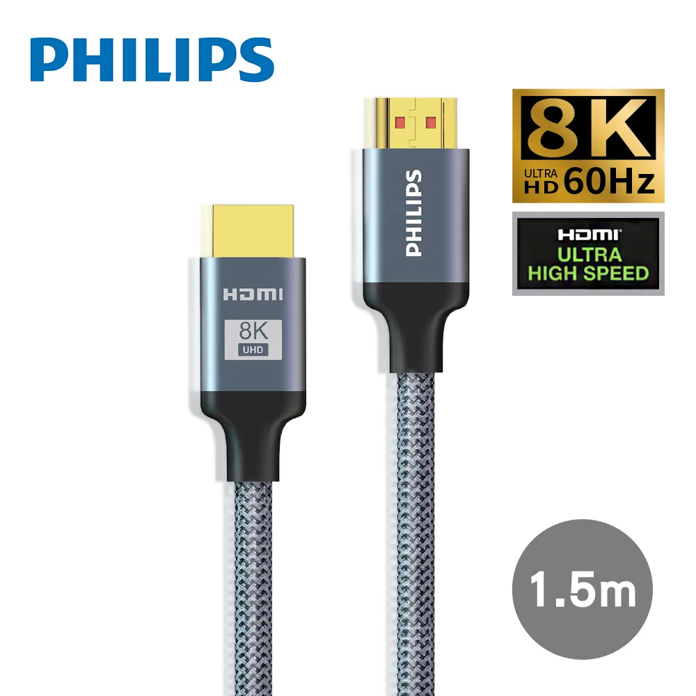 【Philips 飛利浦】HDMI 2.1 公對公 3m 4K120Hz 旗艦款鋁合金影音傳輸線(SWV9130) 歷史價格詳細信息
