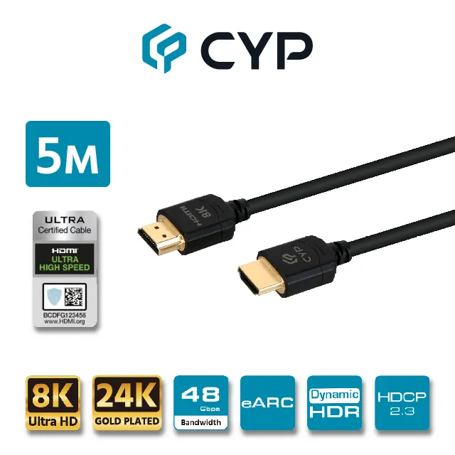 CYP西柏 - 協會認證HDMI2.1  8K HDMI高速線材 3.0M (CBL-H600-030) 歷史價格詳細信息
