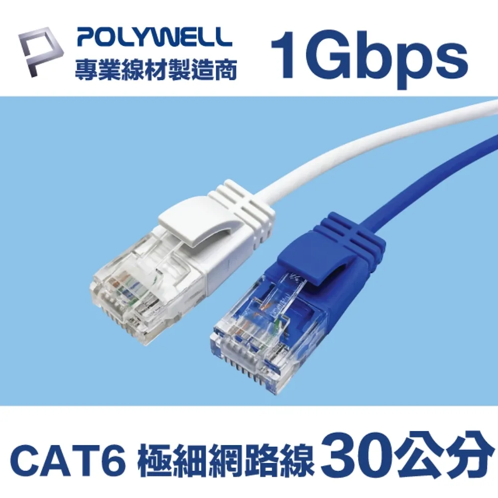 POLYWELL CAT6 高速網路傳輸扁線 /1M 歷史價格詳細信息